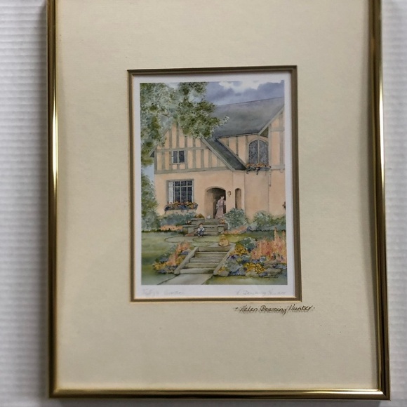 Canadian Artist Helen Downing Hunter Signed and Titled Framed Art - Picture 2 of 9